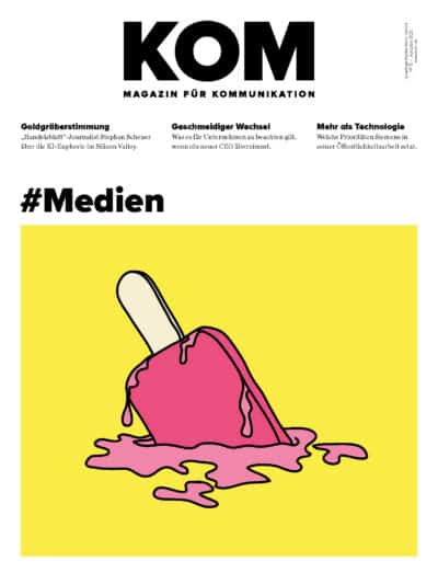 KOM 3 #Medien, Magazincover
