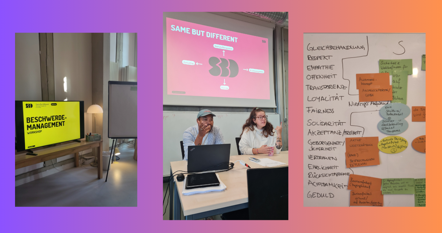 Die Agentur „Same but different“ bietet interaktive Workshops zum Thema Diversity Management an. © Fotos: Same but different, Collagengestaltung: Quadriga Media