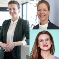Bianca Maley (l.), Olivia Patzelt (r.o.), Wiebke Tils (r.u.) © privat / Collage: Quadriga Media Berlin