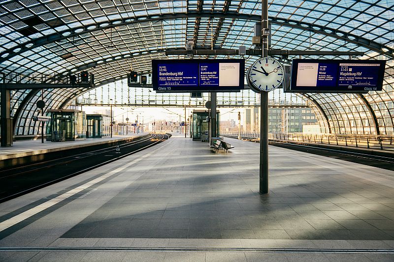 Wenig los: Während der Streikphasen gibt es einen Notfahrplan. Viele Züge fahren gar nicht. © Deutsche Bahn AG / Dominic Dupont