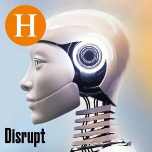 Cover des Podcasts „Handelsblatt Disrupt“: Hier wird über Veränderungen, neue Technologien und Ideen getalkt. © Screenshot