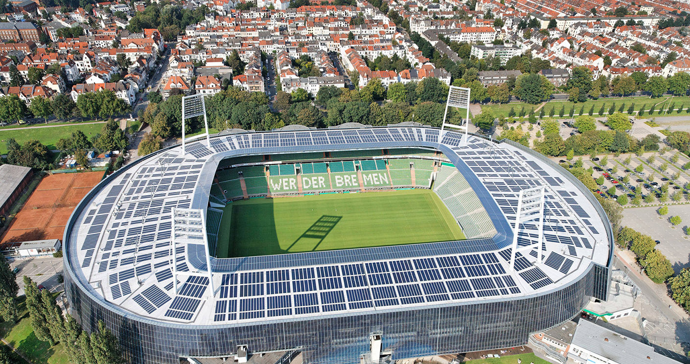 Das Weserstadion, Spielstätte des SV Werder Bremen. © SV Werder Bremen