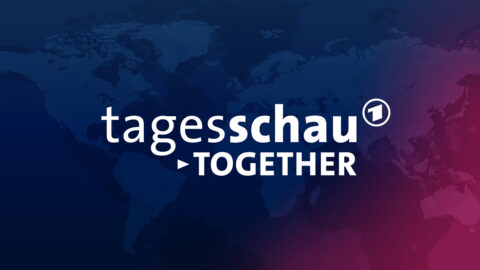 Das Logo von „Tagesschau together", dem neuen Nachrichtenformat auf dem ARD-Twitch-Kanal. © SWR/NDR/Thilo Becker