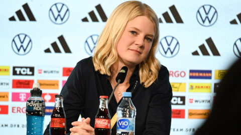 Franziska Wülle kam bereits im Herbst 2022 zur Nationalmannschaft. Sie erlebte bereits die desaströse WM in Katar mit. © picture alliance/Foto Huebner