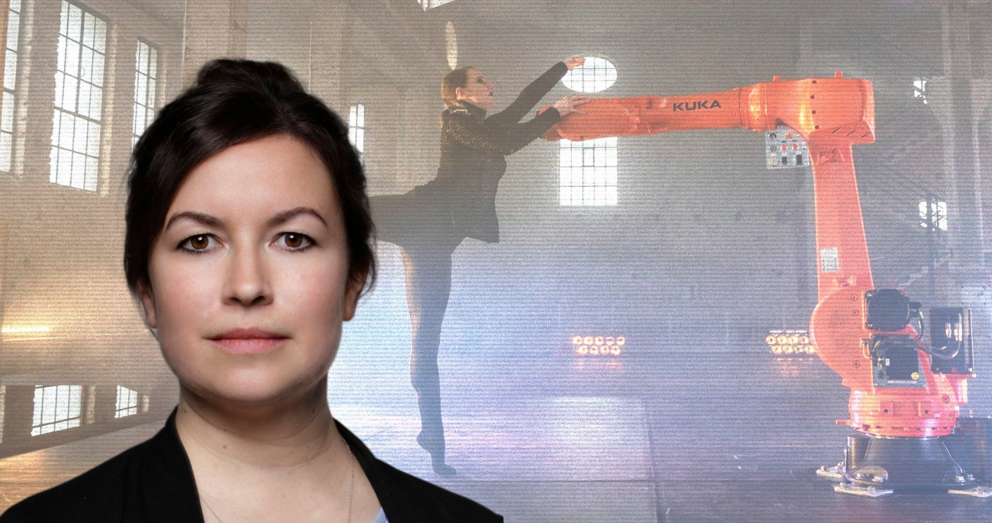 Die Kuka-Roboter im typischen Orange sind seit 50 Jahren weltweit im Einsatz – und ein gefragtes Foto-Motiv bei Medien, sagt Sprecherin Teresa Scheunert. © Kuka /Staatstheater Augsburg/Jan Pieter Fuhr; Bearbeitung und Collage: Quadriga Media