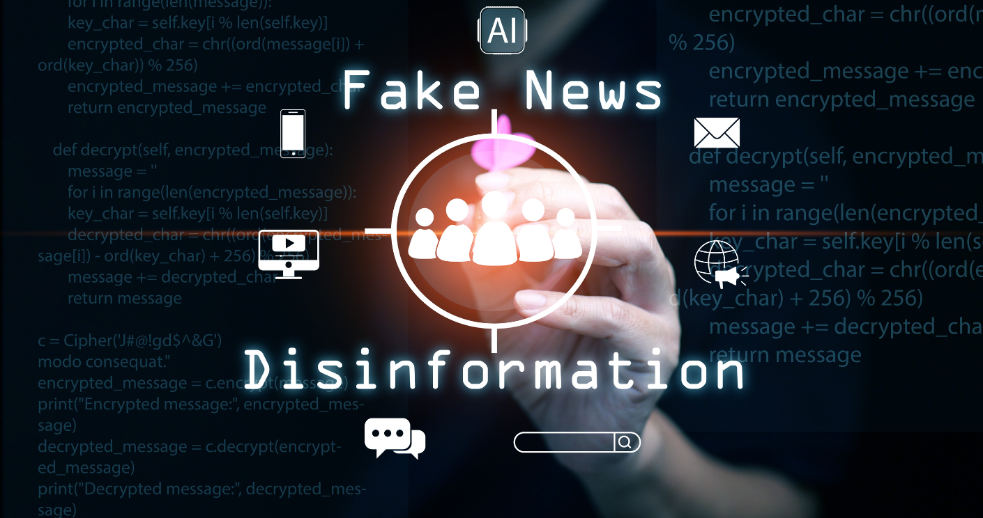 Desinformation in Form von Fake Newws und KI-generierten Deepfakes stellen eine Bedrohung für die Demorkatie dar. © Getty Images/Ole_CNX
