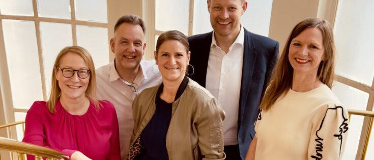 Das neue Präsidium: Claudia Thaler, Jörg Forthmann, Jelena Mirkovic, Matthias Wesselmann und Kirsten Leinert (v.l.). © GPRA