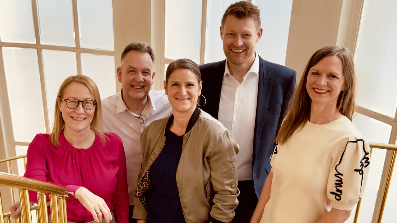 Das neue Präsidium: Claudia Thaler, Jörg Forthmann, Jelena Mirkovic, Matthias Wesselmann und Kirsten Leinert (v.l.). © GPRA