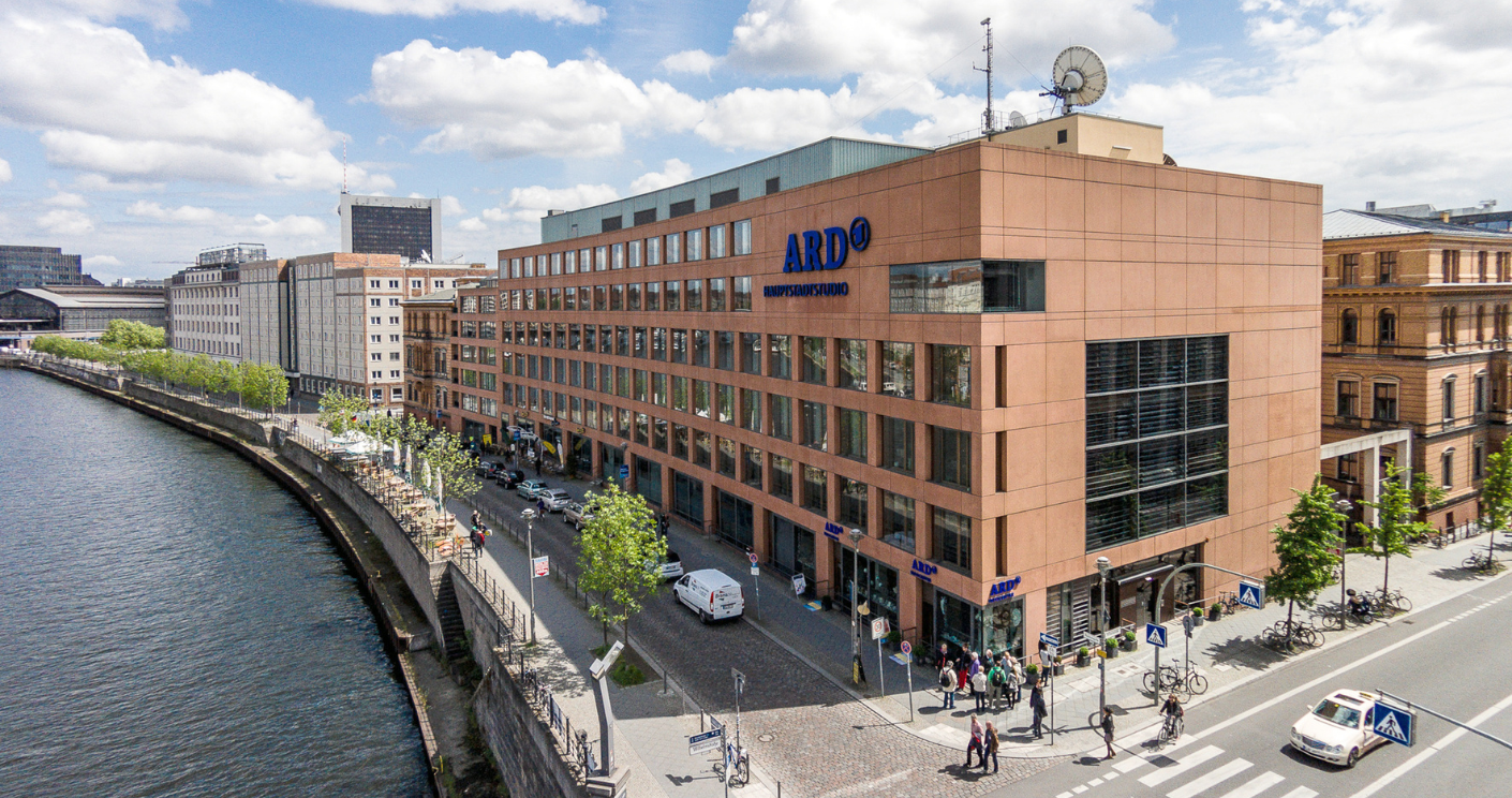 Das ARD-Hauptstadtstudio in Berlin-Mitte. © ARD-Hauptstadtstudio/Reiner Freese