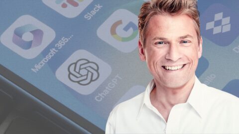 Gewährt einen Einblick in seinen Werkzeugkoffer: KI-Experte Matthias Biebl. © Getty Images/hapabapa; Anastasia Esau; Collage und Bearbeitung: Quadriga Media