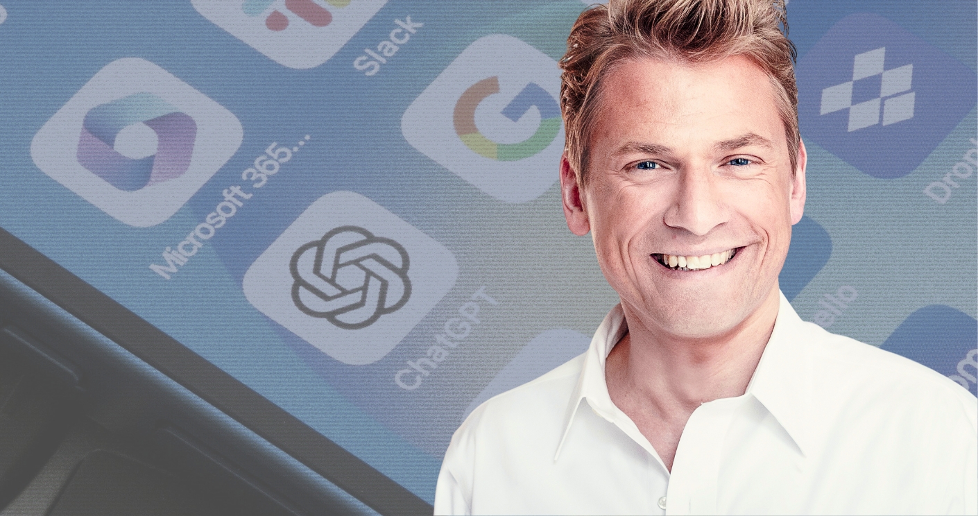 Gewährt einen Einblick in seinen Werkzeugkoffer: KI-Experte Matthias Biebl. © Getty Images/hapabapa; Anastasia Esau; Collage und Bearbeitung: Quadriga Media