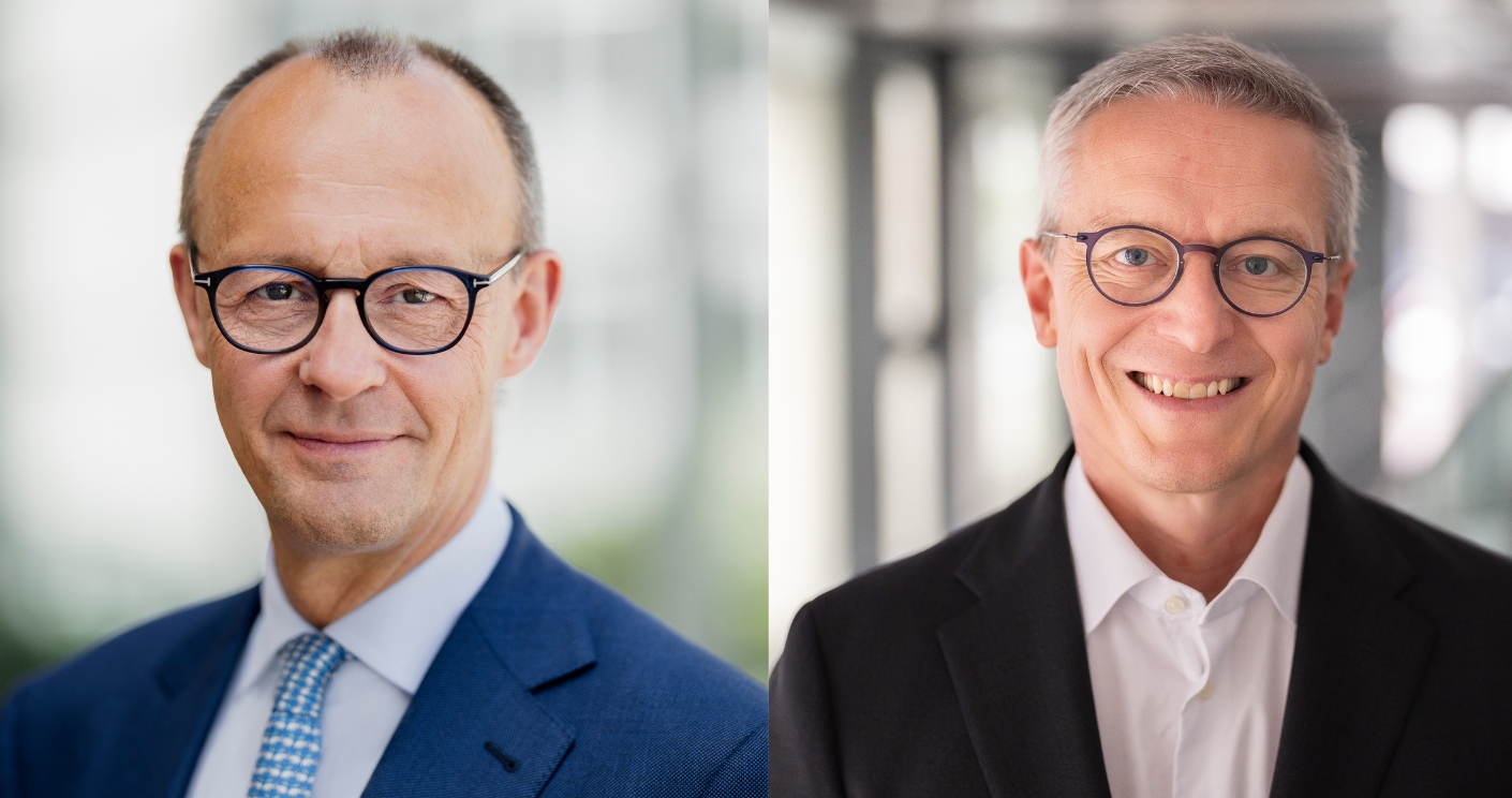 DPRG und BdKom fordern von Bundeskanzler Friedrich Merz und Digitalminister Karsten Wildberger einen „entschlosseneren staatlichen Einsatz“ gegen Bedrohungen im digitalen Raum. © CDU / Tobias Koch; Woithe