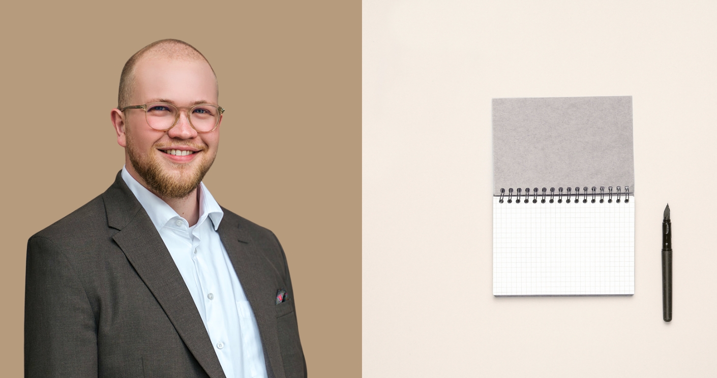 Texte bleiben auch in Zeiten von künstlicher Intelligenz wichtig, findet Simon Rieger. © privat; Collage: Quadriga Media Berlin