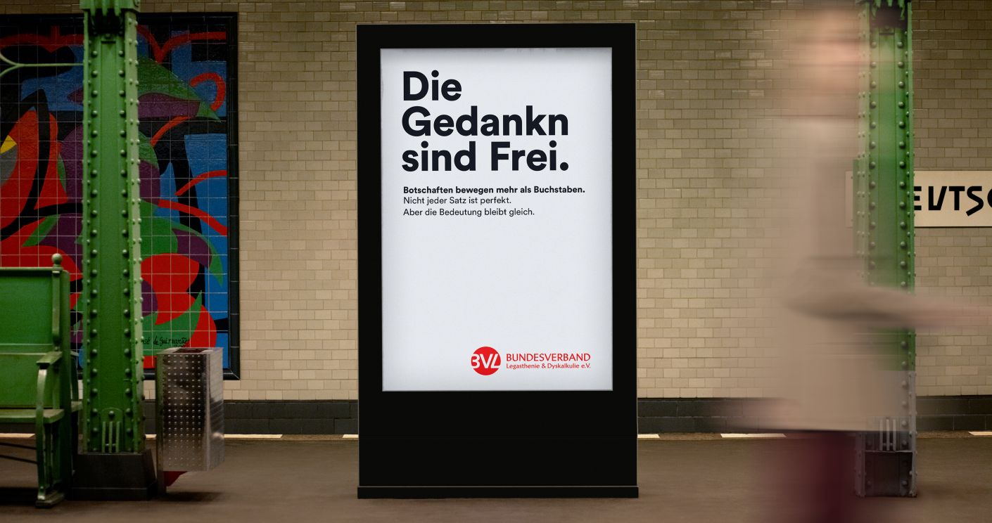 Ein Motiv der Kampagne in Berlin. © BVLD, Team Lewis